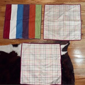 COACH Set of 3 Pillow Coverings
